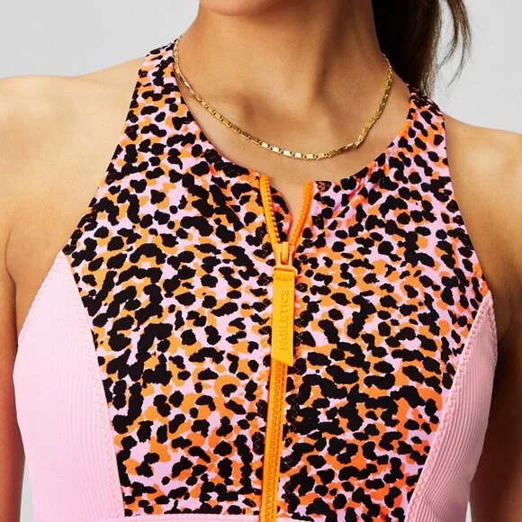 Fabletics Zip-Front Racerback Bikini Set - Picture 3 of 14